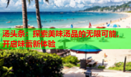 汤头条：探索美味汤品的无限可能，开启味蕾新体验