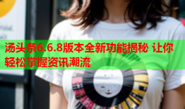 汤头条6.6.8版本全新功能揭秘 让你轻松掌握资讯潮流