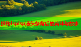 探秘lsplsp汤头条背后的美味与故事