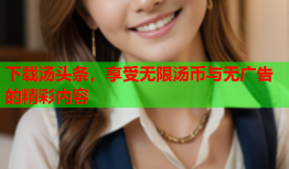 下载汤头条，享受无限汤币与无广告的精彩内容