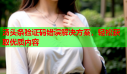 汤头条验证码错误解决方案，轻松获取优质内容