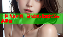 掌握热点新闻，轻松赚取收益的汤头条平台