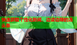 快速获取个性化新闻，边读边赚的汤头条