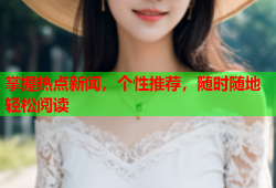 掌握热点新闻，个性推荐，随时随地轻松阅读