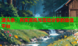 汤头条：真实资讯与互动分享的最佳平台