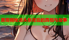 黑哥揭秘汤头条背后的真相与故事