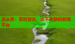 汤头条：实时资讯，永不失联的新闻平台