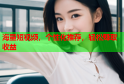 海量短视频，个性化推荐，轻松赚取收益