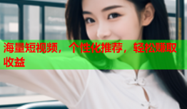 海量短视频，个性化推荐，轻松赚取收益
