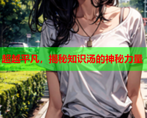 超越平凡，揭秘知识汤的神秘力量