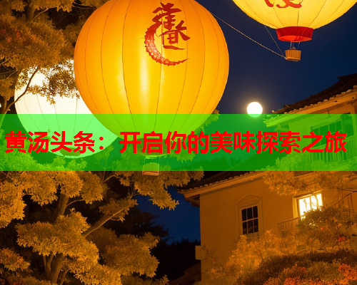 黄汤头条：开启你的美味探索之旅