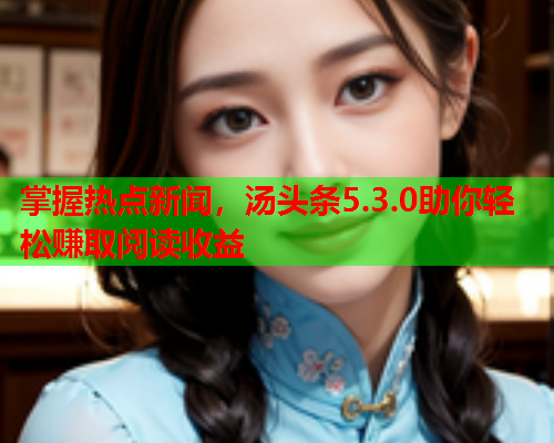 掌握热点新闻，汤头条5.3.0助你轻松赚取阅读收益