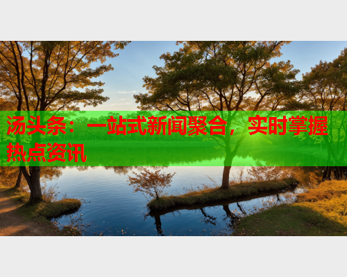 汤头条：一站式新闻聚合，实时掌握热点资讯